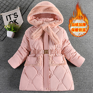 5 6 8 10 12 aastat suurte tüdrukute mantel Sügistalvine soe laste jope tüdrukutele Mood pikk stiil kapuutsiga ülerõivad lasteriided