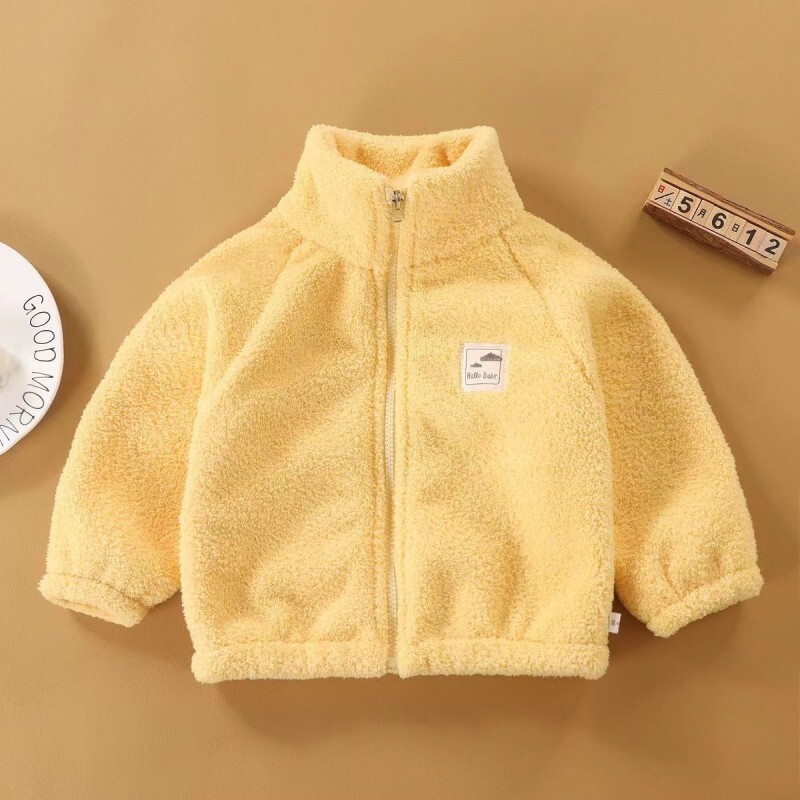 2024 Ново детско връхно облекло Облекло Есен Зима Бебешко удебелено яке Прохождащо момче Момиче Топло плътно палто Детски плюс дрехи 2-8 г