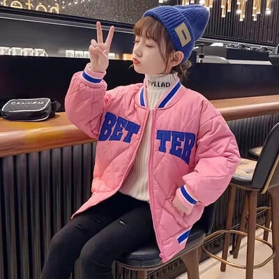 2024 Jachetă nouă de primăvară pentru copii, topuri de baseball, bumbac, haine pentru copii, pentru adolescenți, paltoane și îmbrăcăminte exterioară, 5 7 9 11 13 14 ani