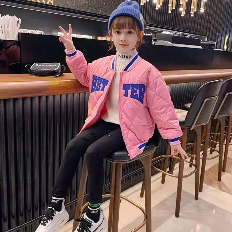 2024 Jachetă nouă de primăvară pentru copii, topuri de baseball, bumbac, haine pentru copii, pentru adolescenți, paltoane și îmbrăcăminte exterioară, 5 7 9 11 13 14 ani