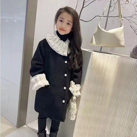 Palton gros pentru fete cu jachetă din bumbac 2024 Nouă iarnă Îmbrăcăminte pentru copii La modă Versatil Durabil Haine de iarnă pentru fetiță