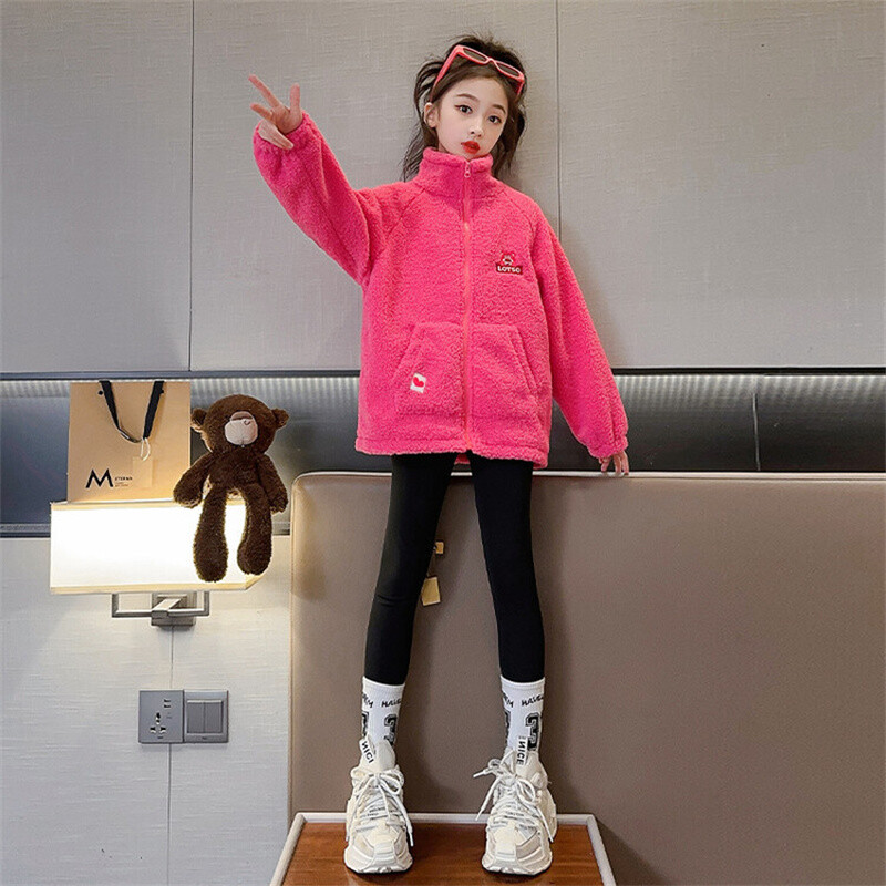 Kaput za djevojčice Jakna Zimska pamučna vjetrovka 2023 Princess Warm Plus Thicken Tinejdžerski kaput Snježno odijelo Dječja odjeća