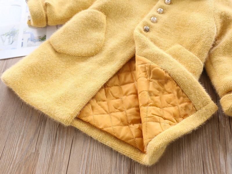 Talvised väikelapsed, puuvillased polsterdatud jakid tüdrukutele, alla kaelusega mantel Tüdrukutele, soojad parkad Laste välisriided 7 8 9 10 11