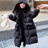 Tüdrukute sulejope Puuvillane tuuletõkkega mantel 2023 armas soe pluss paks talvine suusariided ülerõivad lasteriided