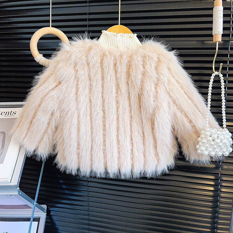 Mantel Tüdruk Talvine Uued Lasteriided Paksendav Moekas Jope Laste Pehm Lahtine Lihtne 2024 Soe Ümarkrae