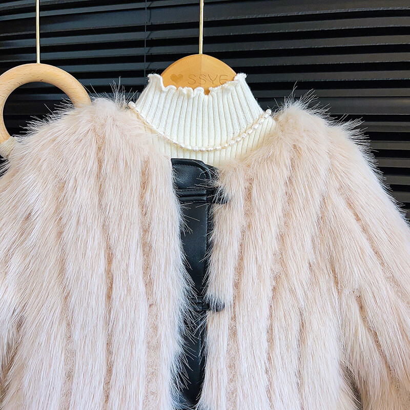 Mantel Tüdruk Talvine Uued Lasteriided Paksendav Moekas Jope Laste Pehm Lahtine Lihtne 2024 Soe Ümarkrae