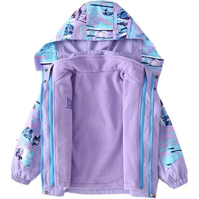 Jachete noi de toamnă pentru fete haine calde din lână polară pentru bebeluși iarnă jachete de vânt impermeabile pentru copii 2 buc. haine pentru copii îmbrăcăminte exterioară