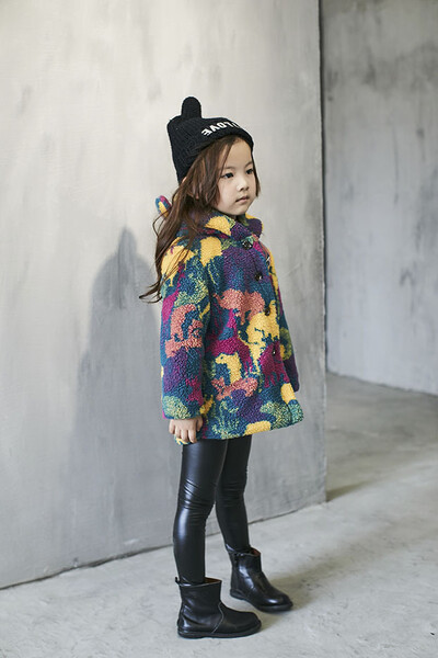 2020. nova zima Djevojčice Dječaci pamučno kamuflažni dlakasti kaput udobna slatka odjeća za bebe Dječja odjeća