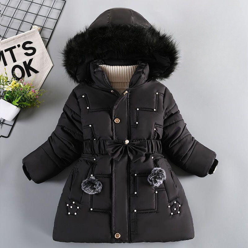 Haine de iarnă pentru fete Jachetă din bumbac îngroșată din pluș Jachete pentru copii pentru băieți Jachetă de iarnă Haine copil fetiță Куртка Для Девочки