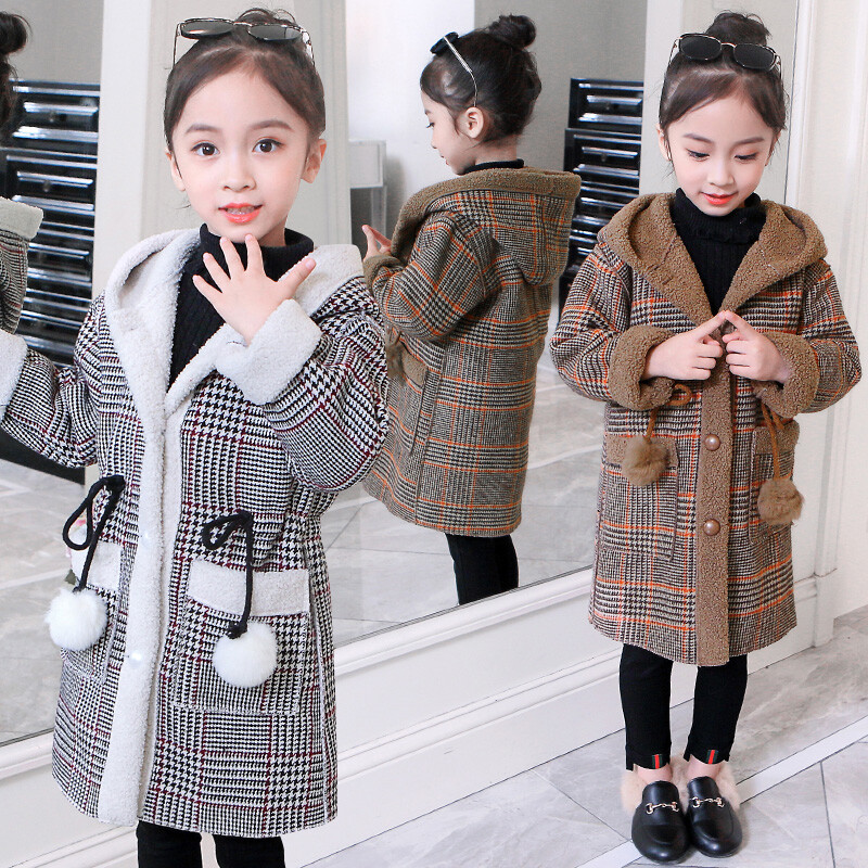 Uus kevad-sügis-talv lasteriided beebipoistele tüdrukutele joped Välisriided pehme soe mantel 4-14 aastaks