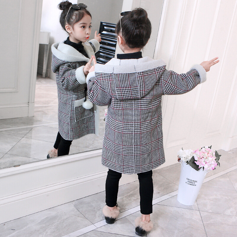 Uus kevad-sügis-talv lasteriided beebipoistele tüdrukutele joped Välisriided pehme soe mantel 4-14 aastaks