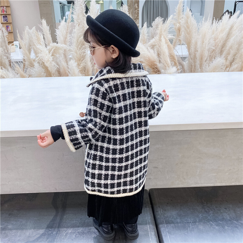 Jachetă pentru copii pentru fete pentru bebeluși, haine pentru copii din lână de miel.