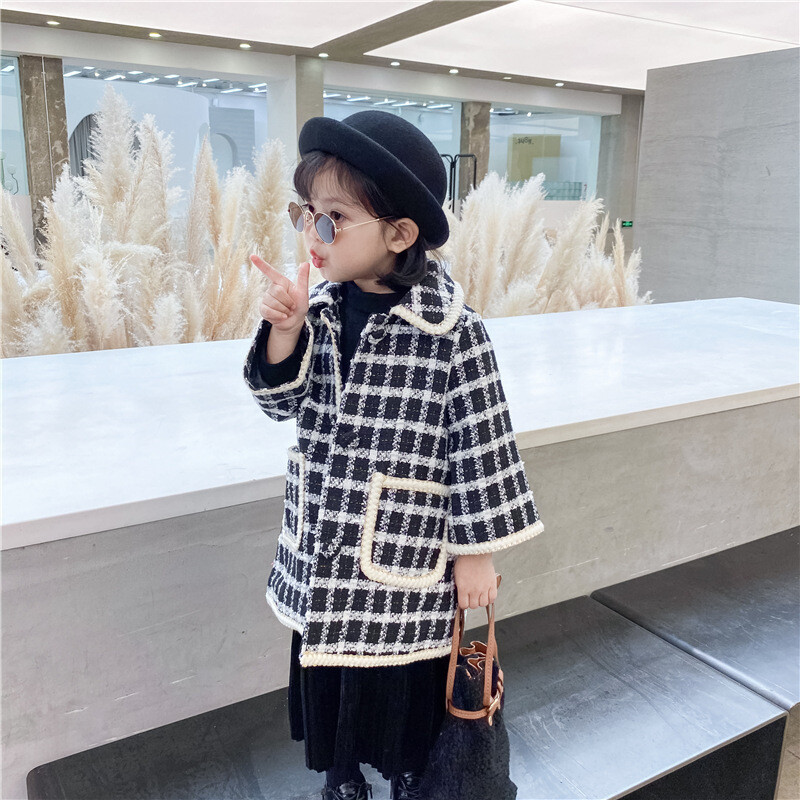 Jachetă pentru copii pentru fete pentru bebeluși, haine pentru copii din lână de miel.