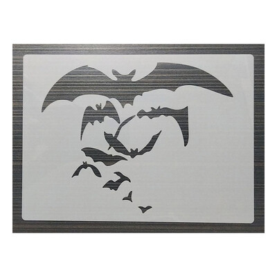 1 KOM 21*29 cm predložak za Noć vještica DIY šablone za slojeve zidne slike spomenar bojanje reljefni album predložak ukrasne kartice