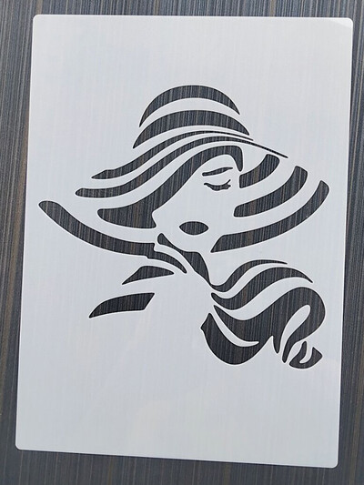 1 KOM 21*29 cm predložak za Noć vještica DIY šablone za slojeve zidne slike spomenar bojanje reljefni album predložak ukrasne kartice