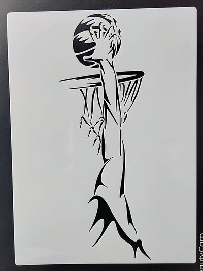 21*29Cm Fulger Reutilizabil Pentru Mobilier Pereți Pictură Decorare Stratificare Plastic DIY Colorat Reliefare Șabloane Scrapbook