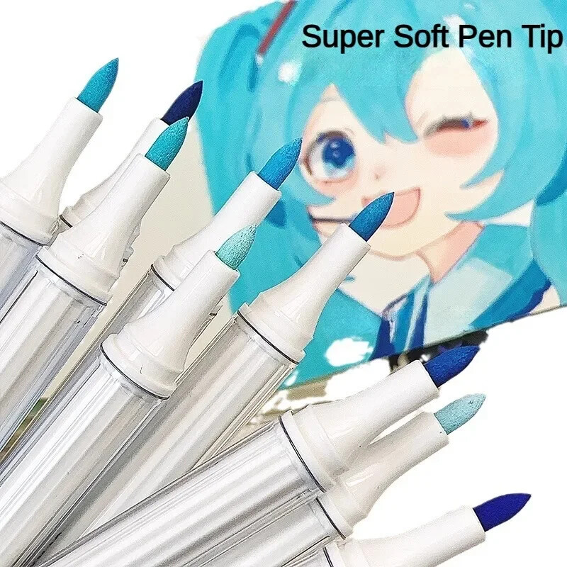 117/9 Color Direct Vedelvärvid Akrüülvärvipliiatsid Pintsli marker pliiats kivimaalimiseks Kivikeraamiline DIY Kunstitarbed Kirjatarbed