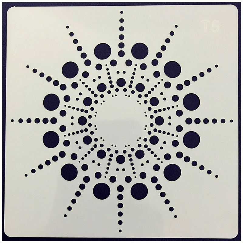 12 tk korduvkasutatavad mandala maalimise šabloonid mööblilõuendile maalimiseks, kangavärvide šabloonid. DIY maalimiskunstiprojektid