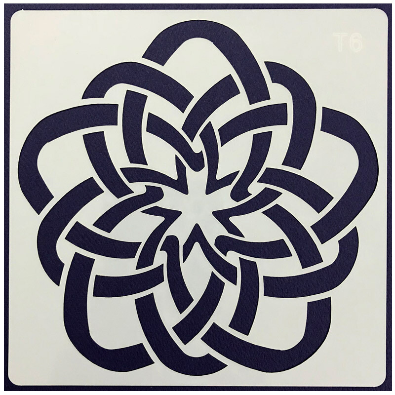 12 tk korduvkasutatavad mandala maalimise šabloonid mööblilõuendile maalimiseks, kangavärvide šabloonid. DIY maalimiskunstiprojektid