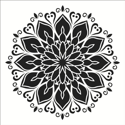 30 * 30 cm Mandala šabloon puidust lõuendile paberkangast seinte ja mööbli värvimiseks šabloon, korduvkasutatav isetegemine