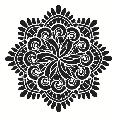 30 * 30 cm Mandala šabloon puidust lõuendile paberkangast seinte ja mööbli värvimiseks šabloon, korduvkasutatav isetegemine