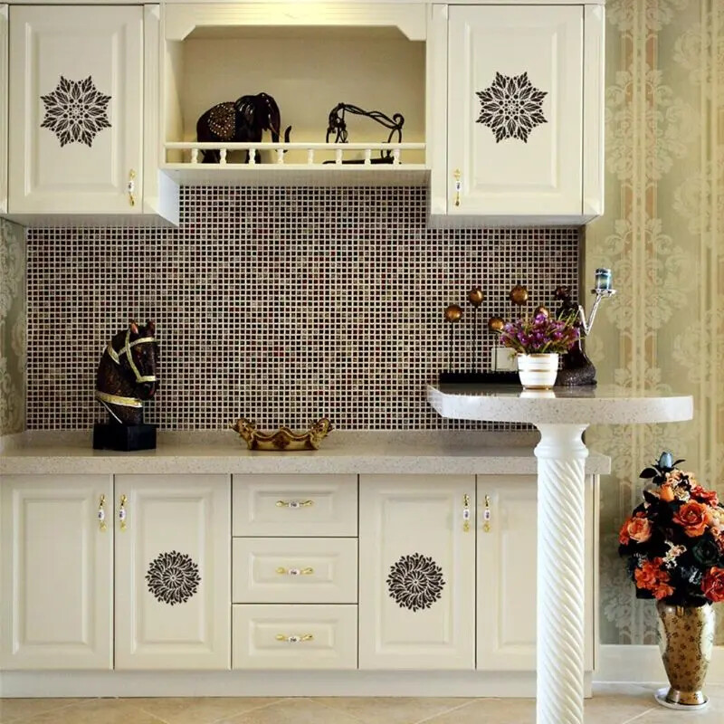 16 buc/set Șabloane Mandala Șablon de desen pentru pictură murală pentru piatră de lemn