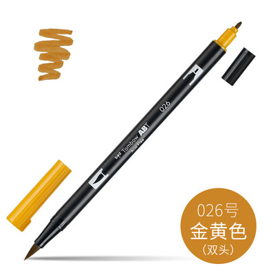 1 buc. Tombow Dragonfly ABT dublu cap perie acuarela pensula stilou incepator pictura manuala stilou colorat papetărie pentru studenți