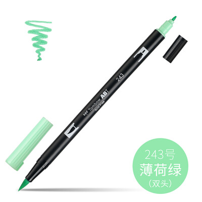 1 buc. Tombow Dragonfly ABT dublu cap perie acuarela pensula stilou incepator pictura manuala stilou colorat papetărie pentru studenți