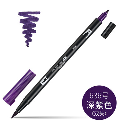 1 buc. Tombow Dragonfly ABT dublu cap perie acuarela pensula stilou incepator pictura manuala stilou colorat papetărie pentru studenți