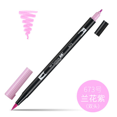 1 buc. Tombow Dragonfly ABT dublu cap perie acuarela pensula stilou incepator pictura manuala stilou colorat papetărie pentru studenți