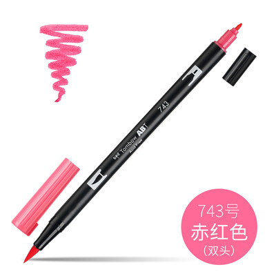 1 buc. Tombow Dragonfly ABT dublu cap perie acuarela pensula stilou incepator pictura manuala stilou colorat papetărie pentru studenți