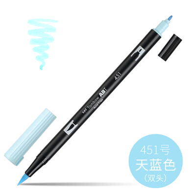 1 buc. Tombow Dragonfly ABT dublu cap perie acuarela pensula stilou incepator pictura manuala stilou colorat papetărie pentru studenți