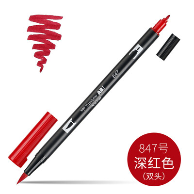 1 buc. Tombow Dragonfly ABT dublu cap perie acuarela pensula stilou incepator pictura manuala stilou colorat papetărie pentru studenți