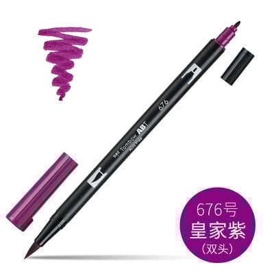 1 buc. Tombow Dragonfly ABT dublu cap perie acuarela pensula stilou incepator pictura manuala stilou colorat papetărie pentru studenți