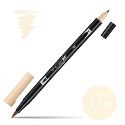 1 buc. Tombow Dragonfly ABT dublu cap perie acuarela pensula stilou incepator pictura manuala stilou colorat papetărie pentru studenți