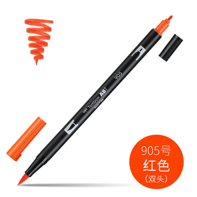 1 buc. Tombow Dragonfly ABT dublu cap perie acuarela pensula stilou incepator pictura manuala stilou colorat papetărie pentru studenți