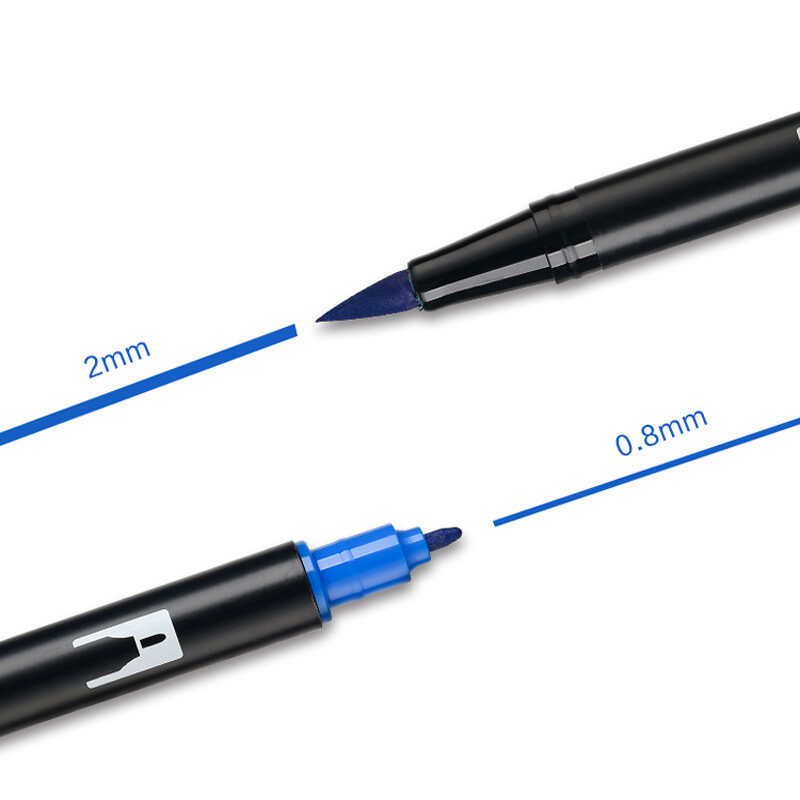 1 buc. Tombow Dragonfly ABT dublu cap perie acuarela pensula stilou incepator pictura manuala stilou colorat papetărie pentru studenți