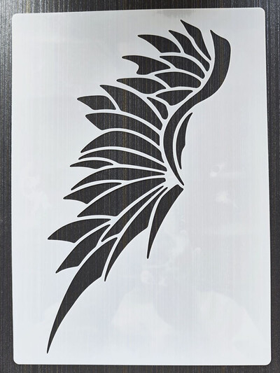 Πρότυπο 21*29 εκ. Fallen Angel Πρότυπο διακοσμητικής κάρτας άλμπουμ DIY Layering Στένσιλ ζωγραφικής τοίχου Λεύκωμα χρωματισμού ανάγλυφο