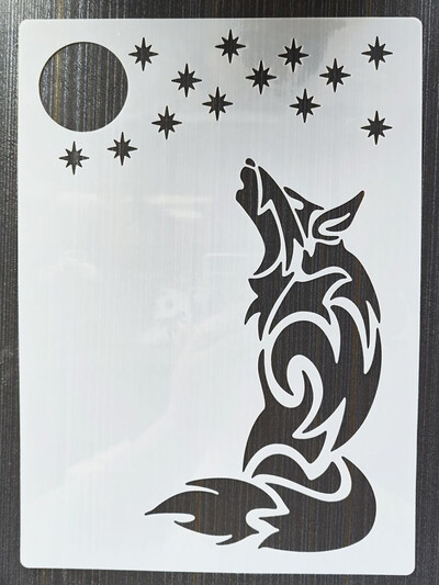 Πρότυπο 21*29 εκ. Fallen Angel Πρότυπο διακοσμητικής κάρτας άλμπουμ DIY Layering Στένσιλ ζωγραφικής τοίχου Λεύκωμα χρωματισμού ανάγλυφο