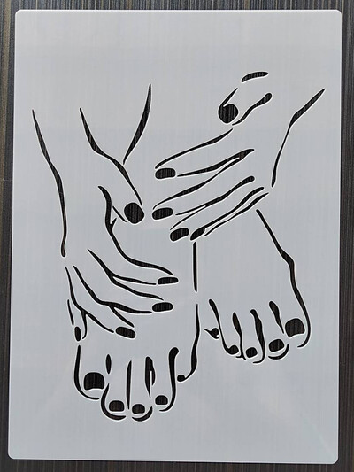 1 tk 21*29 cm pealuu mall DIY kihistusšabloonid seinamaaling väljalõigete albumi värvimine reljeefalbumi dekoratiivkaardi mall