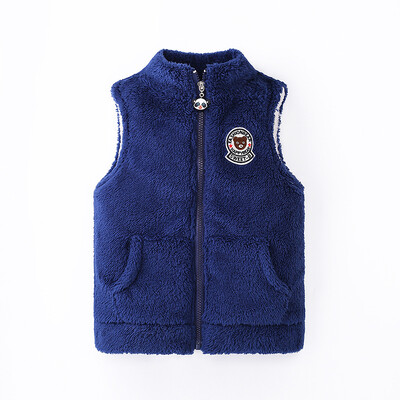 OLEKID 2024 Jesen Zima Dječji prsluk Plus topli prsluk od baršuna za djevojčice 1-14 godina Dječji prsluk Tinejdžerska jakna bez rukava