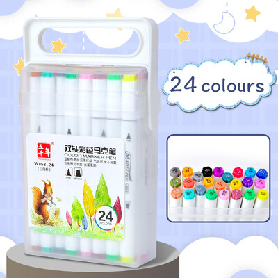 Mitmes stiilis värvipeaga õlipõhine alkoholipõhine akvarellpliiats õpilastele mõeldud animatsioonmaal, mis sobib ideaalselt lihavõttepühade kaunistamiseks