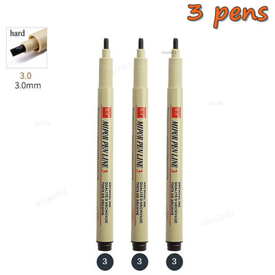 Σετ στυλό Pigma Micron Pigment Liner Needle Soft Brush Drawing Plot 003 005 01 02 03 04 05 08 1 2 3 Art Markers Sketching Pen
