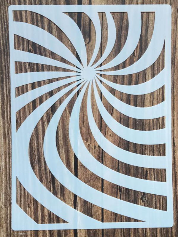 1kom 21*29cm kreativna šablona za zidove namještaja oslikavanje ukrasa slojevito plastično DIY bojanje reljefne šablone spomenara