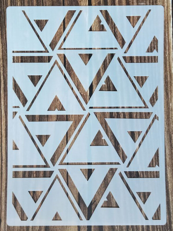 1kom 21*29cm kreativna šablona za zidove namještaja oslikavanje ukrasa slojevito plastično DIY bojanje reljefne šablone spomenara