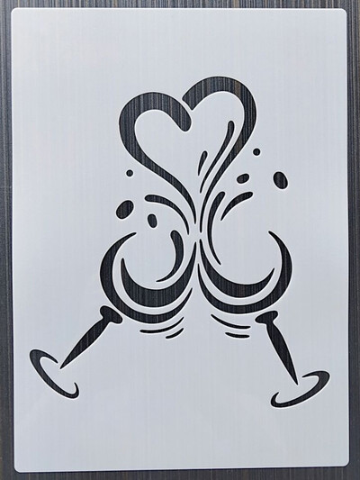 21*29cm Шаблон за красавец Направи си сам Шаблони за наслояване Стенни картини Албум за оцветяване Релефен албум Шаблон за декоративна картичка