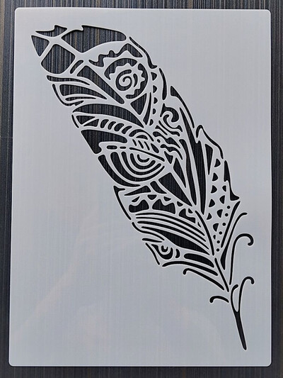 21*29cm Шаблон за красавец Направи си сам Шаблони за наслояване Стенни картини Албум за оцветяване Релефен албум Шаблон за декоративна картичка