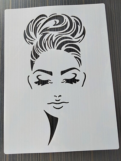 21*29cm Шаблон за красавец Направи си сам Шаблони за наслояване Стенни картини Албум за оцветяване Релефен албум Шаблон за декоративна картичка