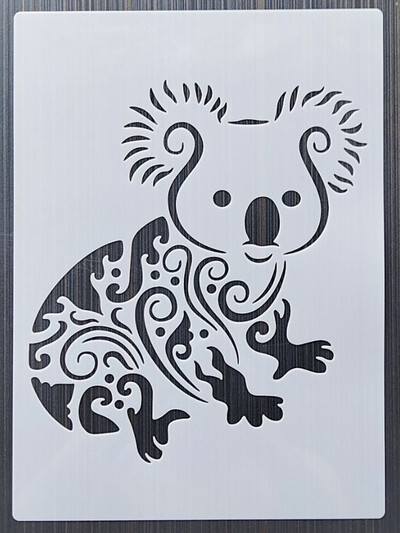 21*29cm Шаблон за красавец Направи си сам Шаблони за наслояване Стенни картини Албум за оцветяване Релефен албум Шаблон за декоративна картичка