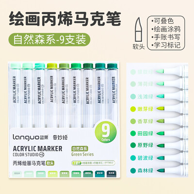 Papetărie estetică Accesorii școlare Rechizite de birou Marker acrilic Rechizite pentru artă pentru graffit Marcatori de culoare Evidențiatori